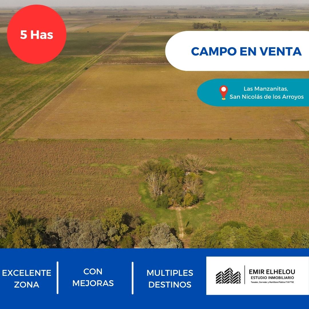#4539173 | Venta | Campo / Chacra | San Nicolas De Los Arroyos (Emir Elhelou Estudio Inmobiliario )