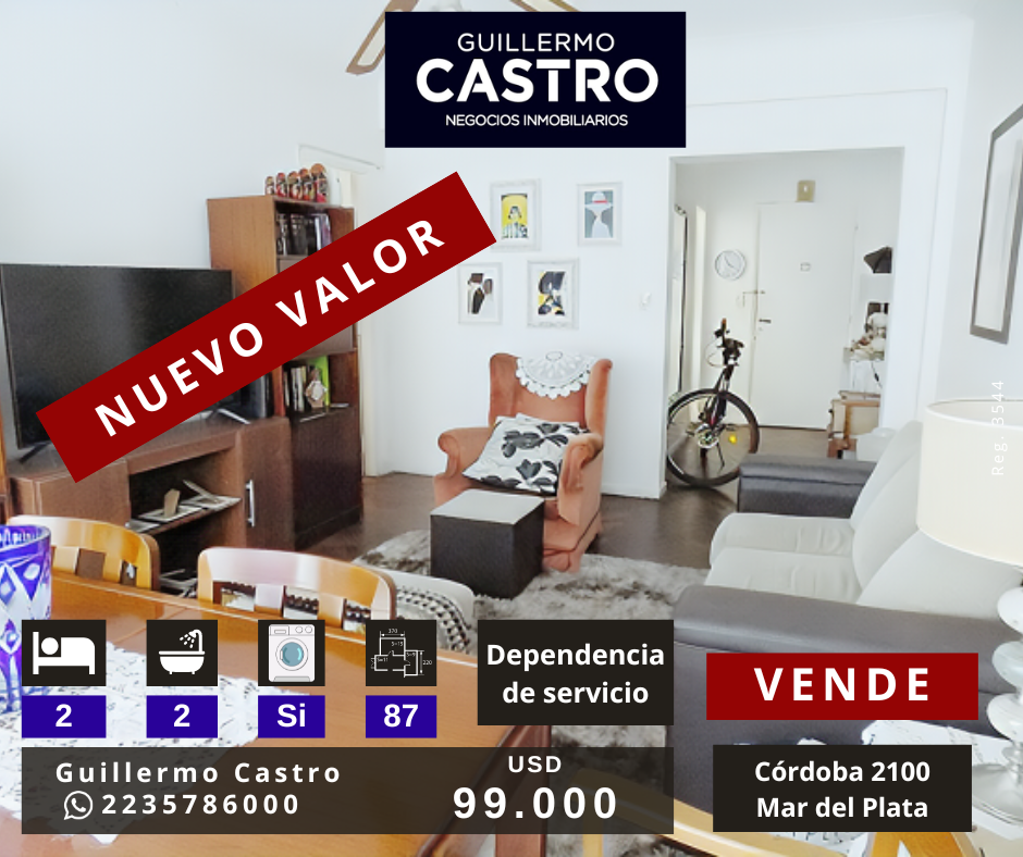 #4145403 | Venta | Departamento | Centro (Guillermo Castro Negocios Inmobiliarios)