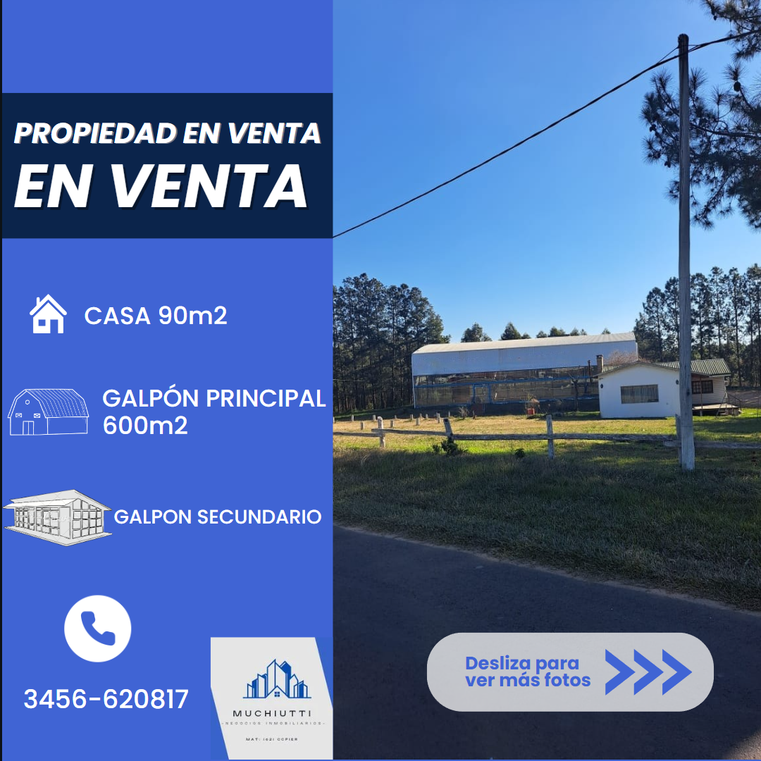 #5347195 | Venta | Galpón / Depósito / Bodega | Concordia (muchiutti negocios inmobiliarios)