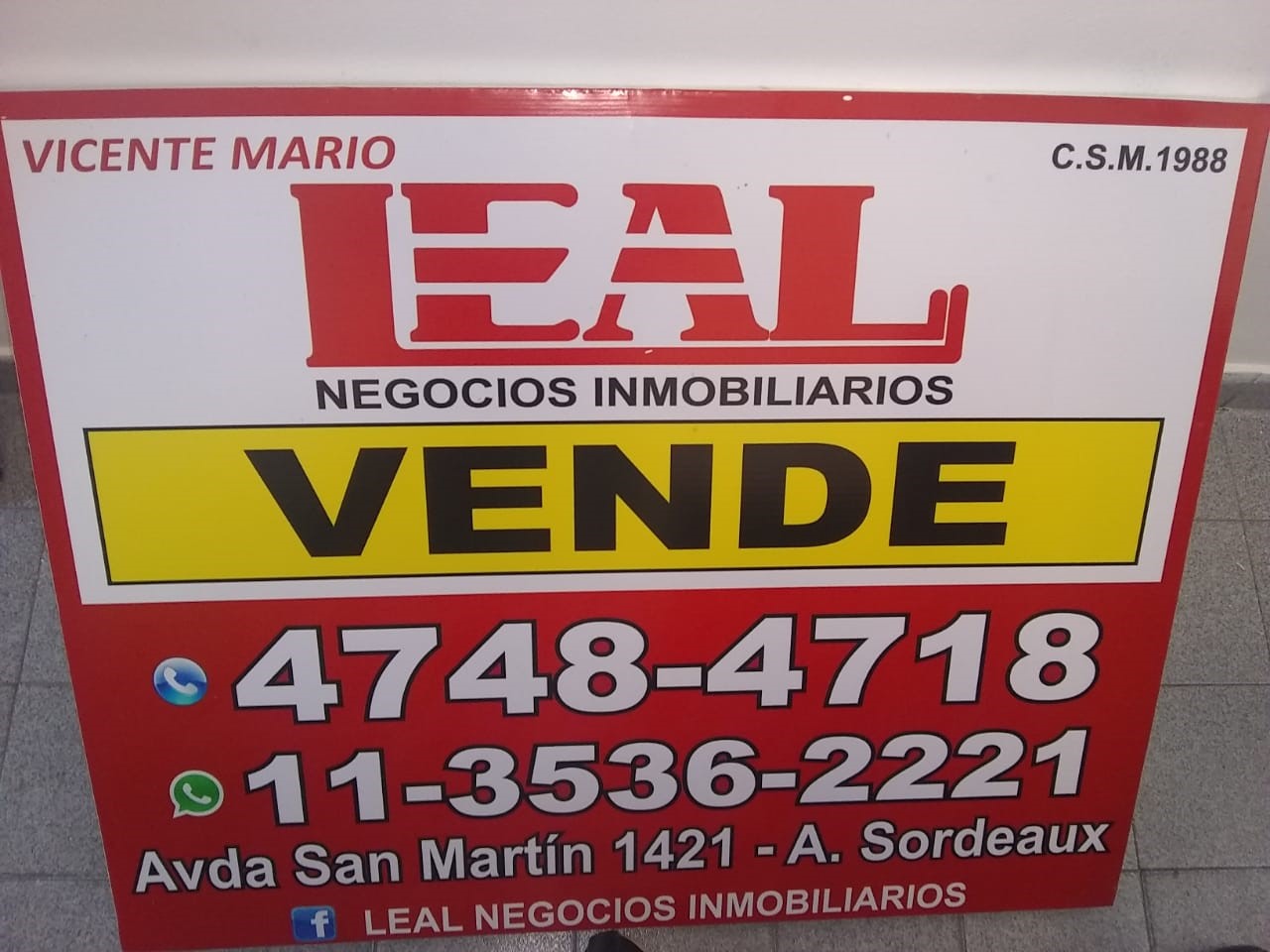 #4337255 | Sale | Lot | Ingeniero Adolfo Sourdeaux (LEAL Negocios Inmobiliarios)