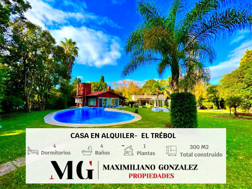 #4577818 | Alquiler Temporal | Casa | El Trébol (MG - Maximiliano Gonzalez Propiedades)