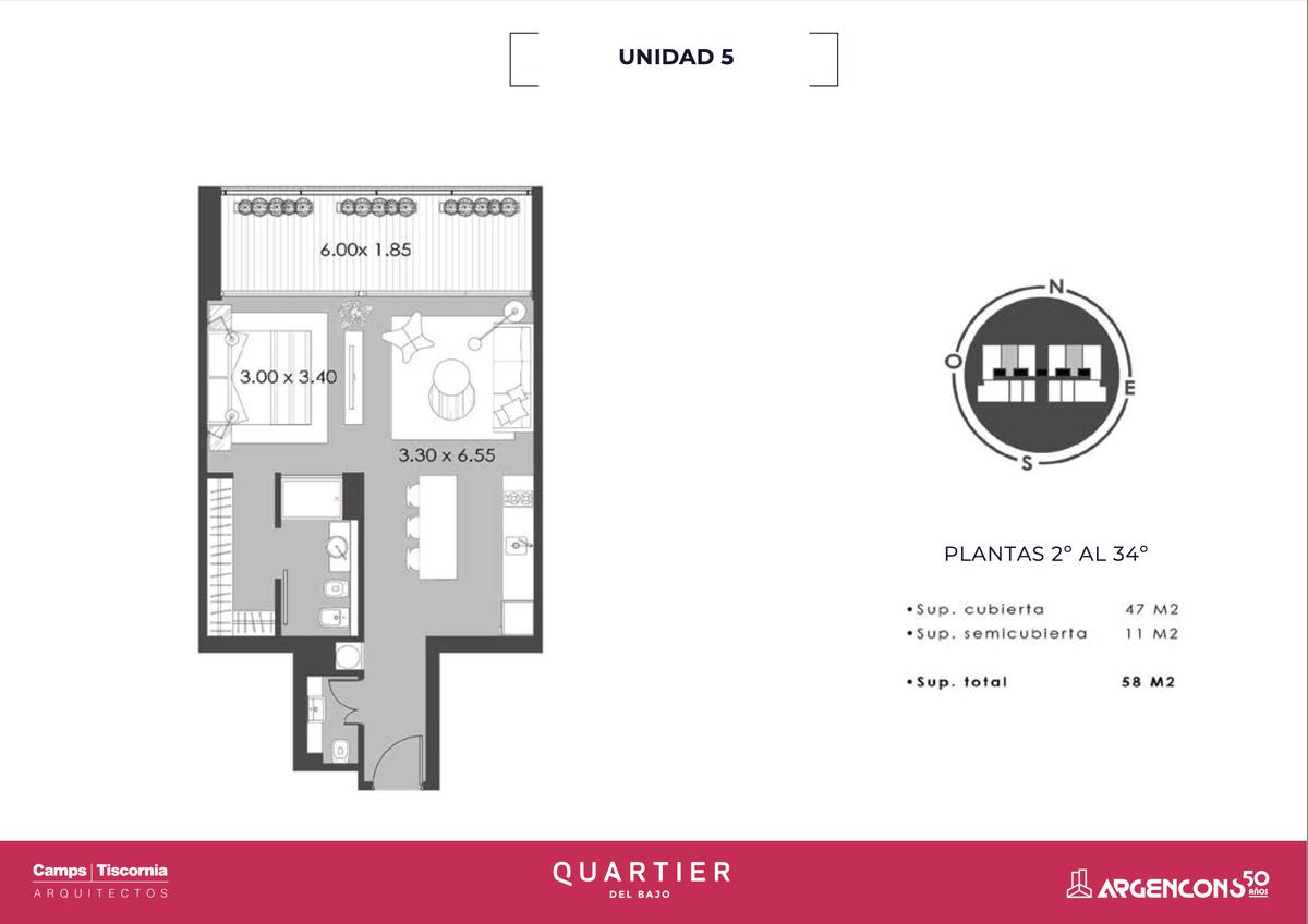 #5119952 | Sale | Apartment | Puerto Madero (Unité Quartier)