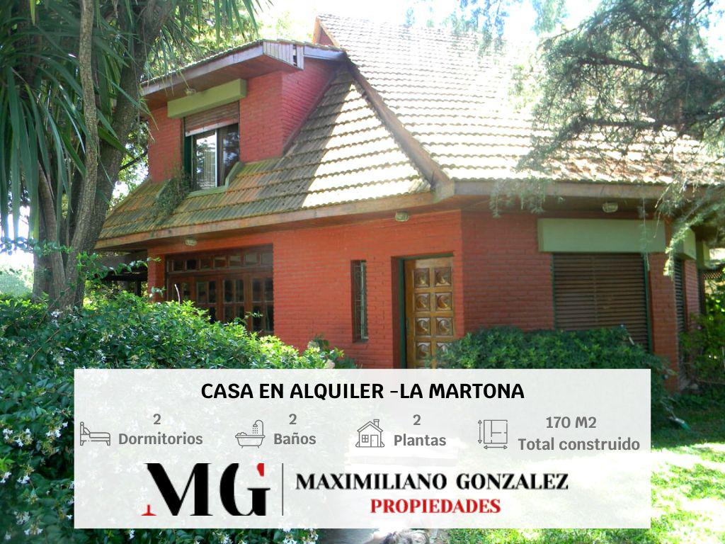 #4754304 | Alquiler Temporal | Casa | La Martona (MG - Maximiliano Gonzalez Propiedades)