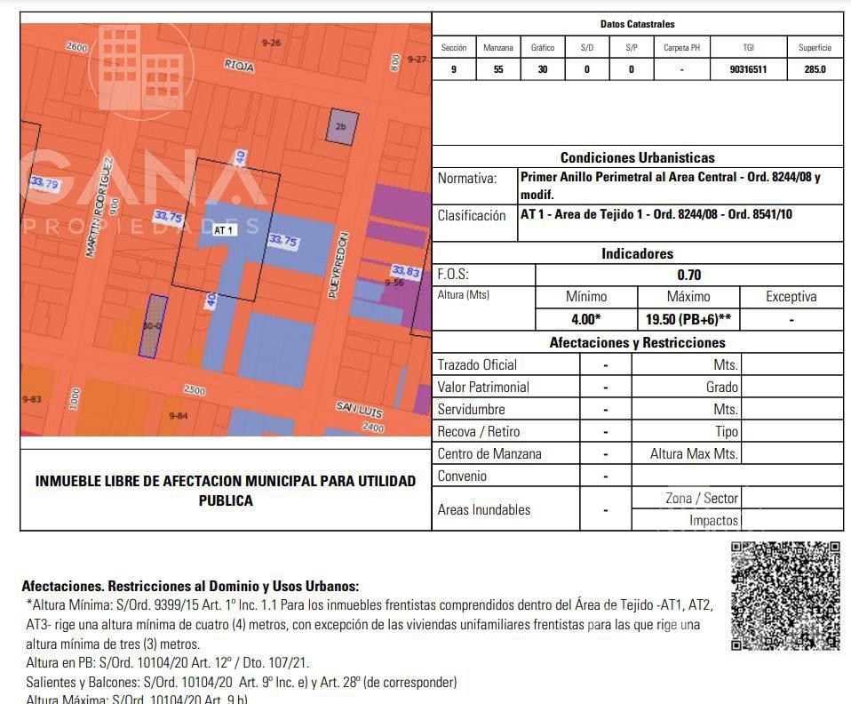 #4954863 | Venta | Lote | Lourdes (GANA Propiedades)