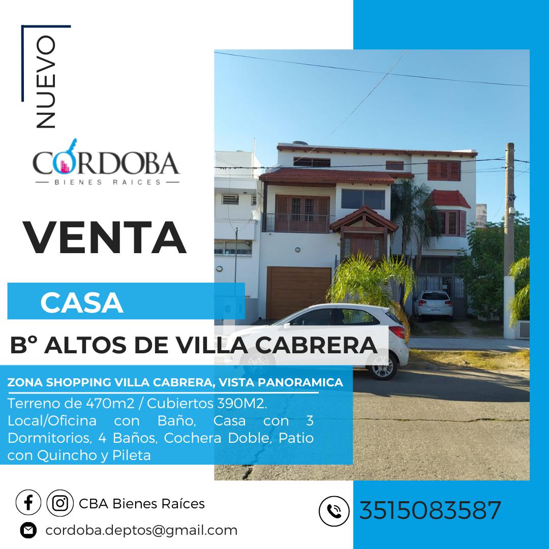 #2538943 | Venta | Casa | Altos De Villa Cabrera (Cordoba Bienes Raices)