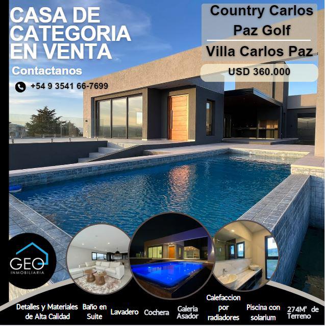 #4548749 | Venta | Casa | Villa Carlos Paz (Geo Inmobiliaria)
