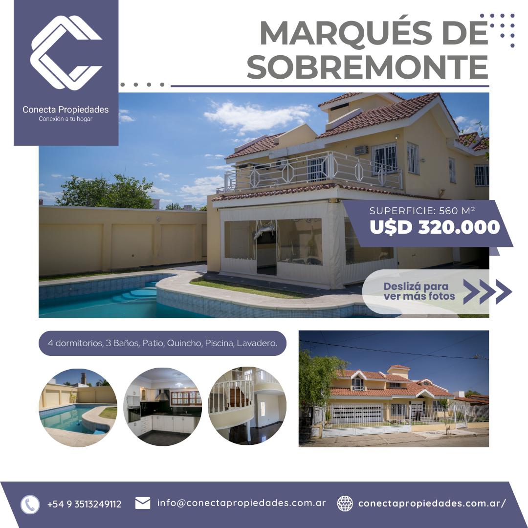 #5095890 | Venta | Casa | Marques De Sobremonte (Conecta Propiedades)