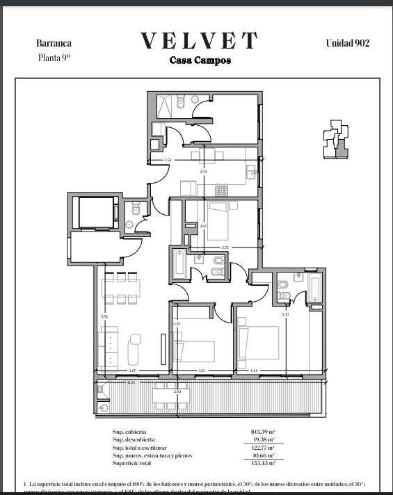 #4514876 | Venta | Departamento | Las Cañitas (WY Propiedades)