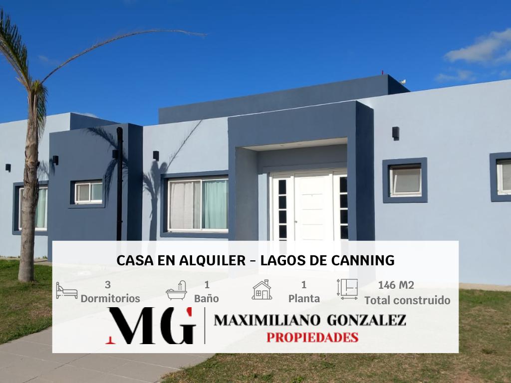#5172355 | Alquiler | Casa | Canning (MG - Maximiliano Gonzalez Propiedades)