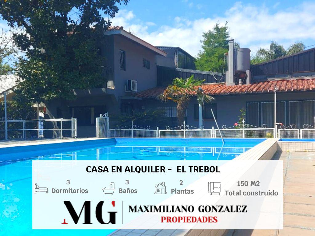 #3340799 | Alquiler Temporal | Casa Quinta | El Trébol (MG - Maximiliano Gonzalez Propiedades)