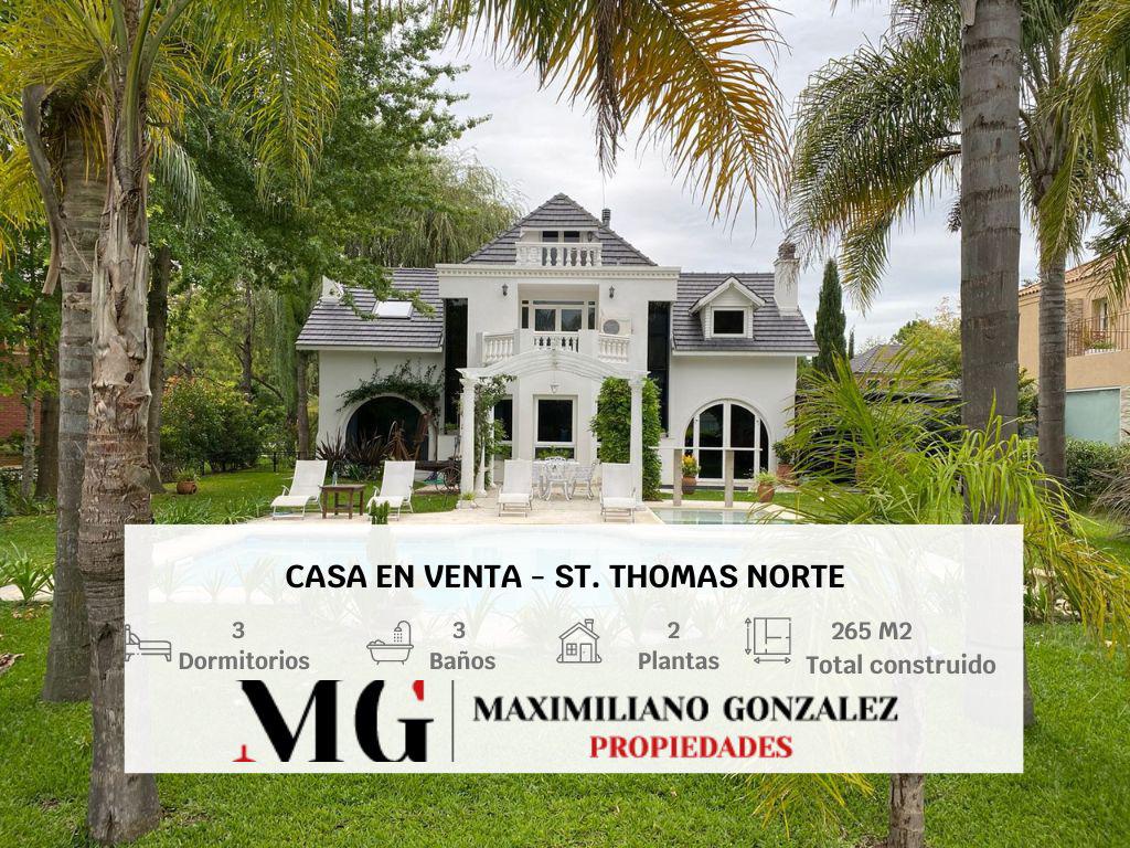 #5135204 | Venta | Casa | Saint Thomas (MG - Maximiliano Gonzalez Propiedades)