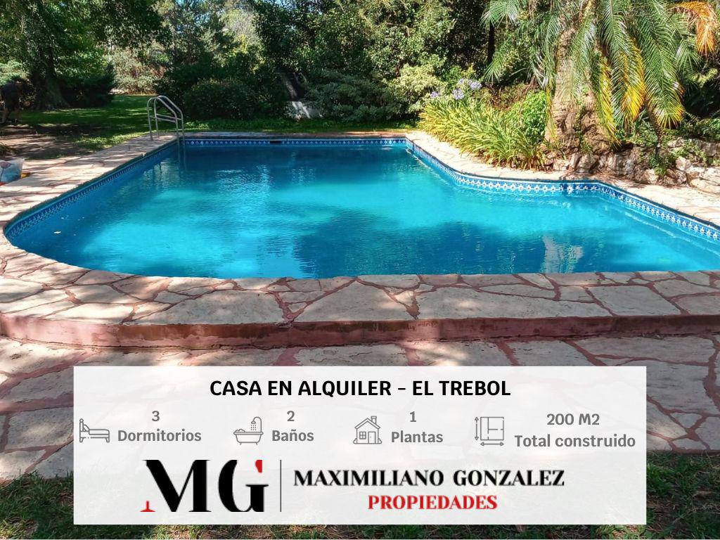 #5033743 | Alquiler | Casa | El Trébol (MG - Maximiliano Gonzalez Propiedades)