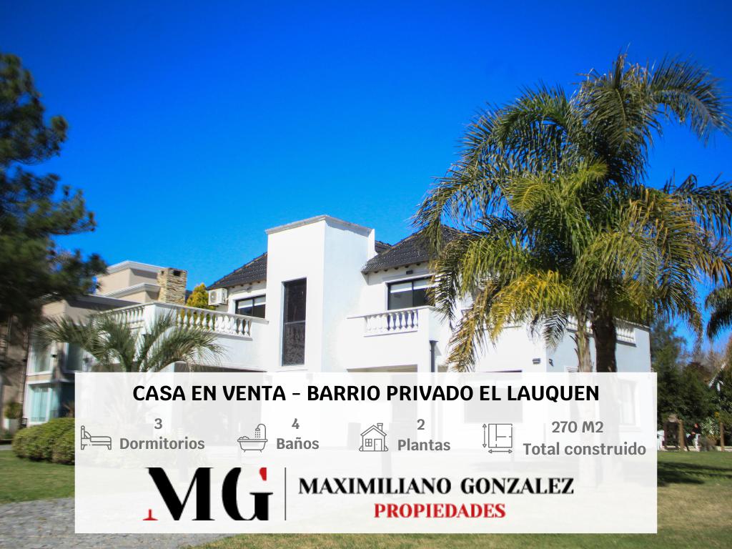 #5047261 | Venta | Casa | El Lauquen Club De Campo (MG - Maximiliano Gonzalez Propiedades)