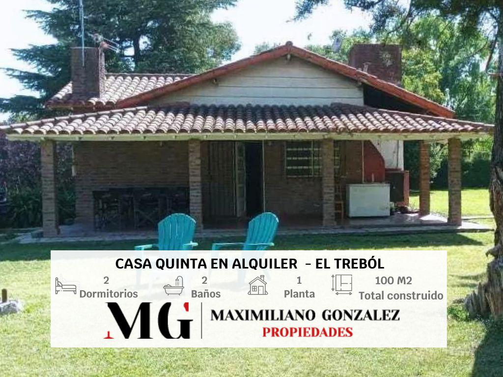 #4434280 | Alquiler Temporal | Casa Quinta | El Trébol (MG - Maximiliano Gonzalez Propiedades)