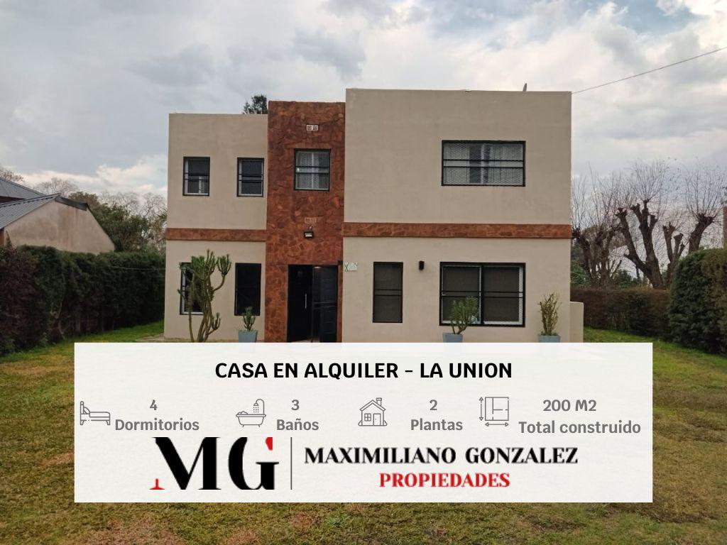 #4417377 | Alquiler Temporal | Casa | La Union (MG - Maximiliano Gonzalez Propiedades)