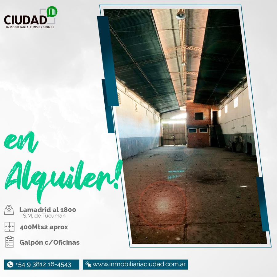 #2566637 | Alquiler | Galpón / Depósito / Bodega | Ciudadela (Ciudad Inmobiliaria e Inversiones SRL)