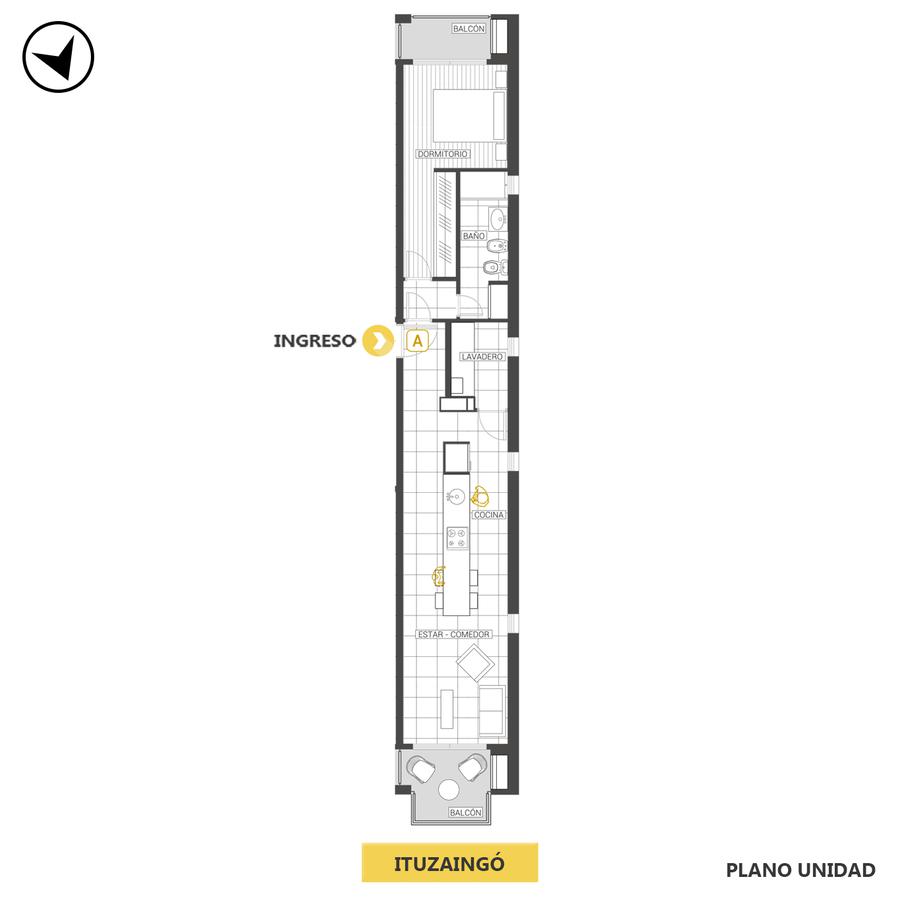 #3720165 | Venta | Departamento | Abasto (Crestale Propiedades)