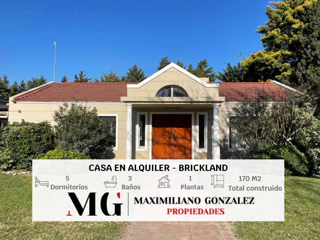 #4947435 | Alquiler | Casa | Brickland (MG - Maximiliano Gonzalez Propiedades)