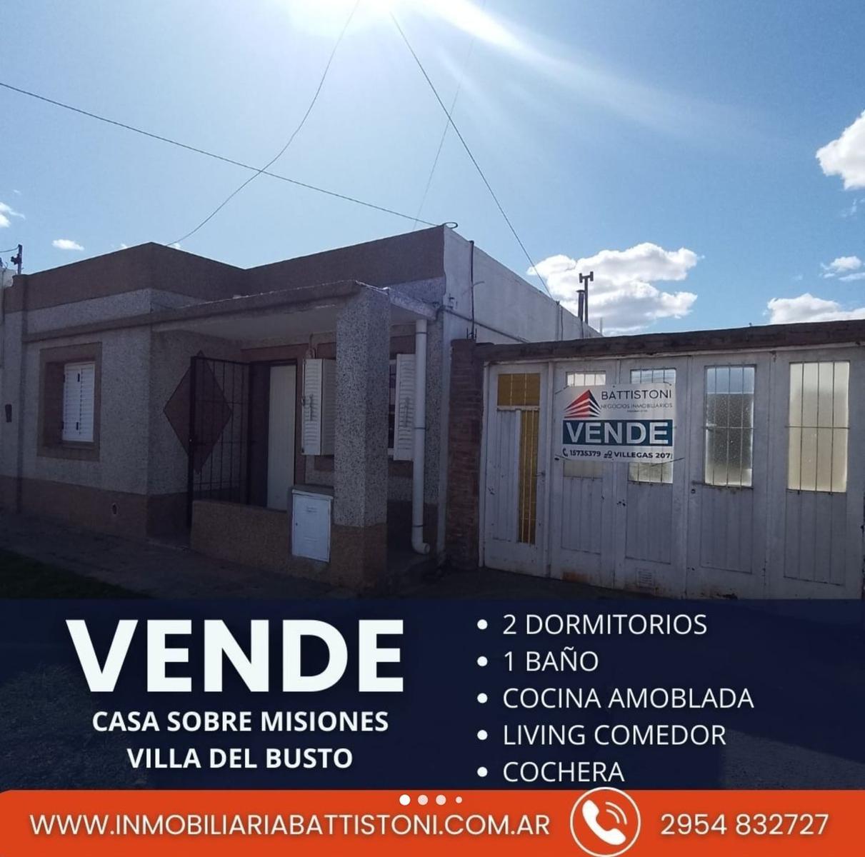 #4847012 | Venta | Casa | Villa Bustos (Battistoni inmobiliaria)