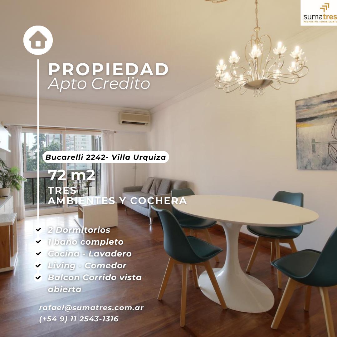 #4875946 | Venta | Departamento | Villa Urquiza (Sumatres Propósito Inmobiliario)