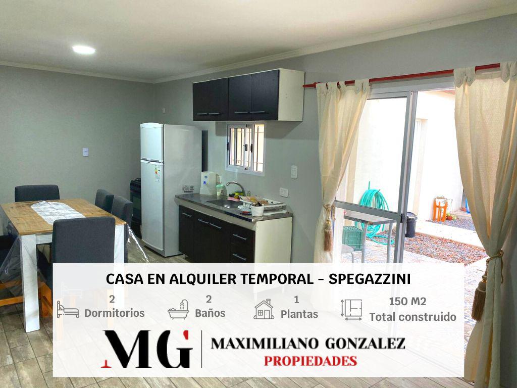 #4695627 | Alquiler Temporal | Casa | Carlos Spegazzini (MG - Maximiliano Gonzalez Propiedades)