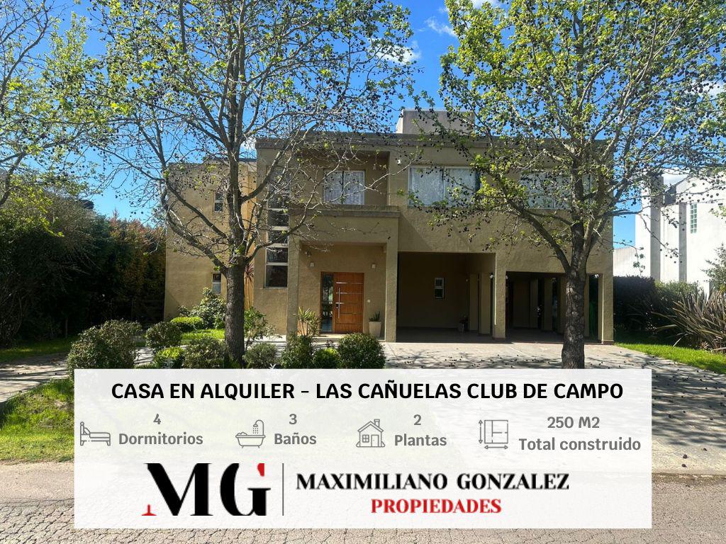 #4834357 | Temporary Rental | House | Las Cañuelas Club de Campo (MG - Maximiliano Gonzalez Propiedades)