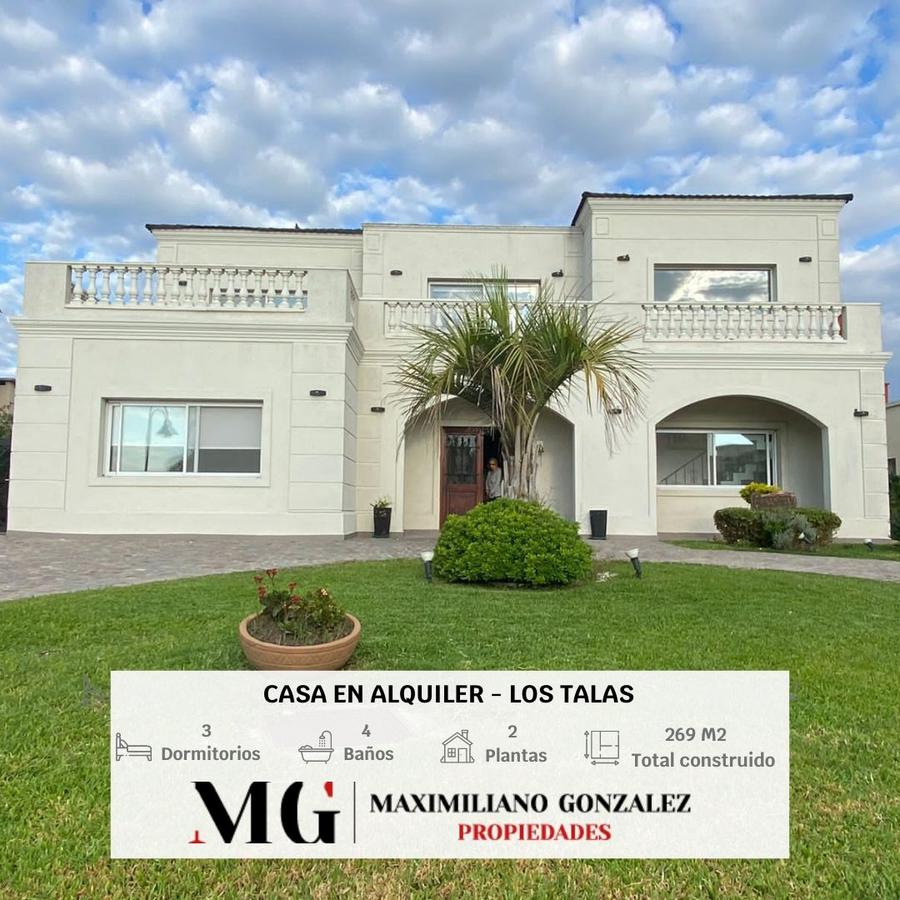 #5017309 | Alquiler | Casa | Los Talas (MG - Maximiliano Gonzalez Propiedades)