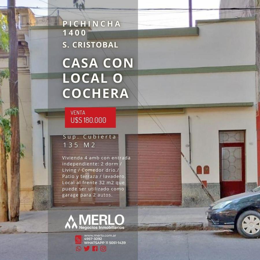 #5070144 | Venta | Casa | San Cristobal (Merlo Negocios Inmobiliarios)