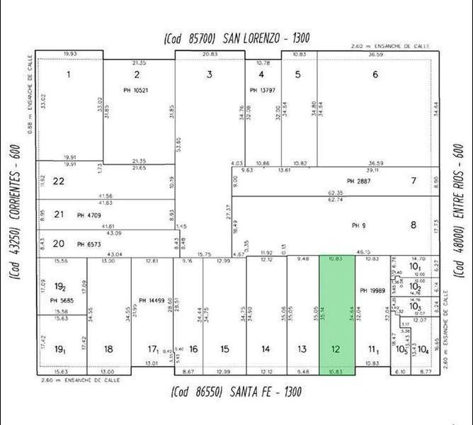 #3622132 | Sale | Lot | Centro (Epica Propiedades)