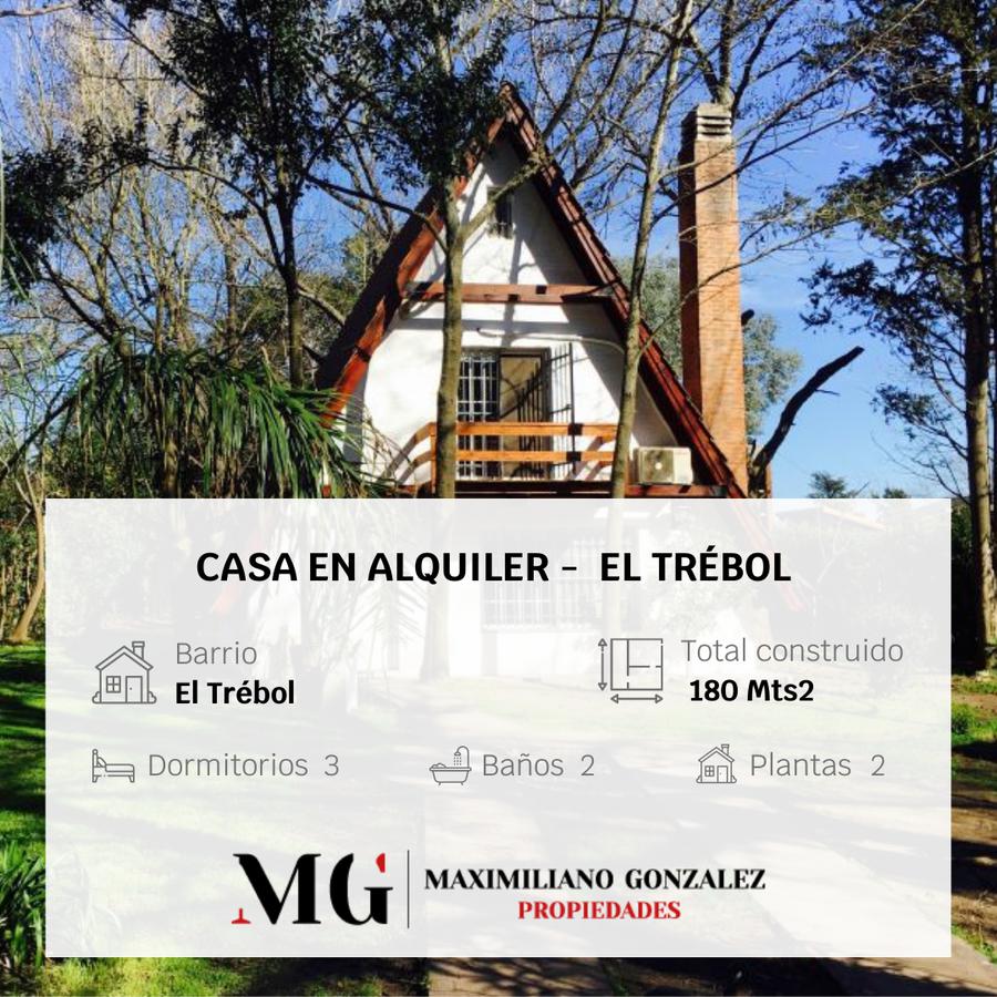 #4406521 | Alquiler Temporal | Casa Quinta | El Trébol (MG - Maximiliano Gonzalez Propiedades)
