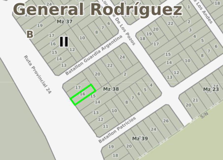 #4934903 | Rental | Lot | General Rodriguez (Liliana Grosso Propiedades)