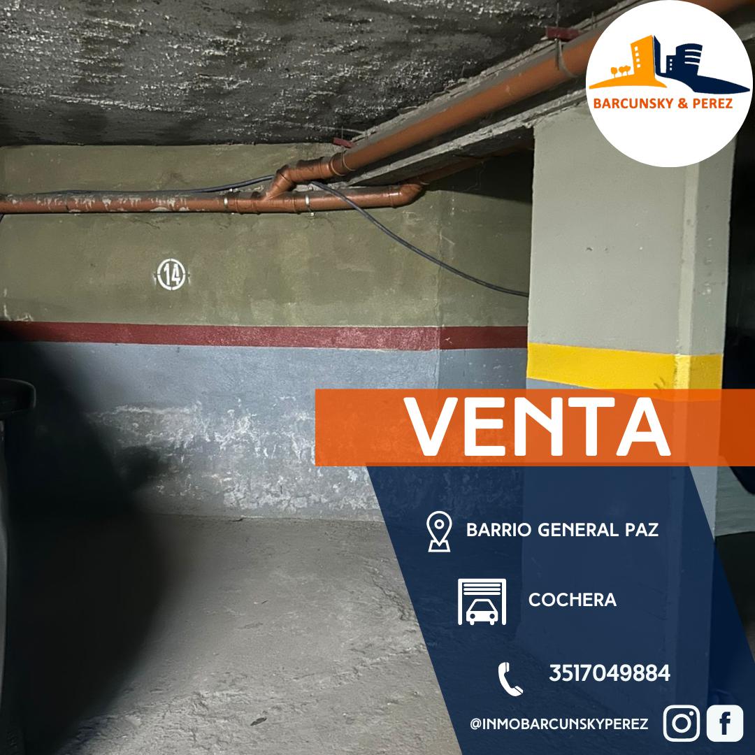 #5148876 | Venta | Cochera | General Paz (Barcunsky Pérez)