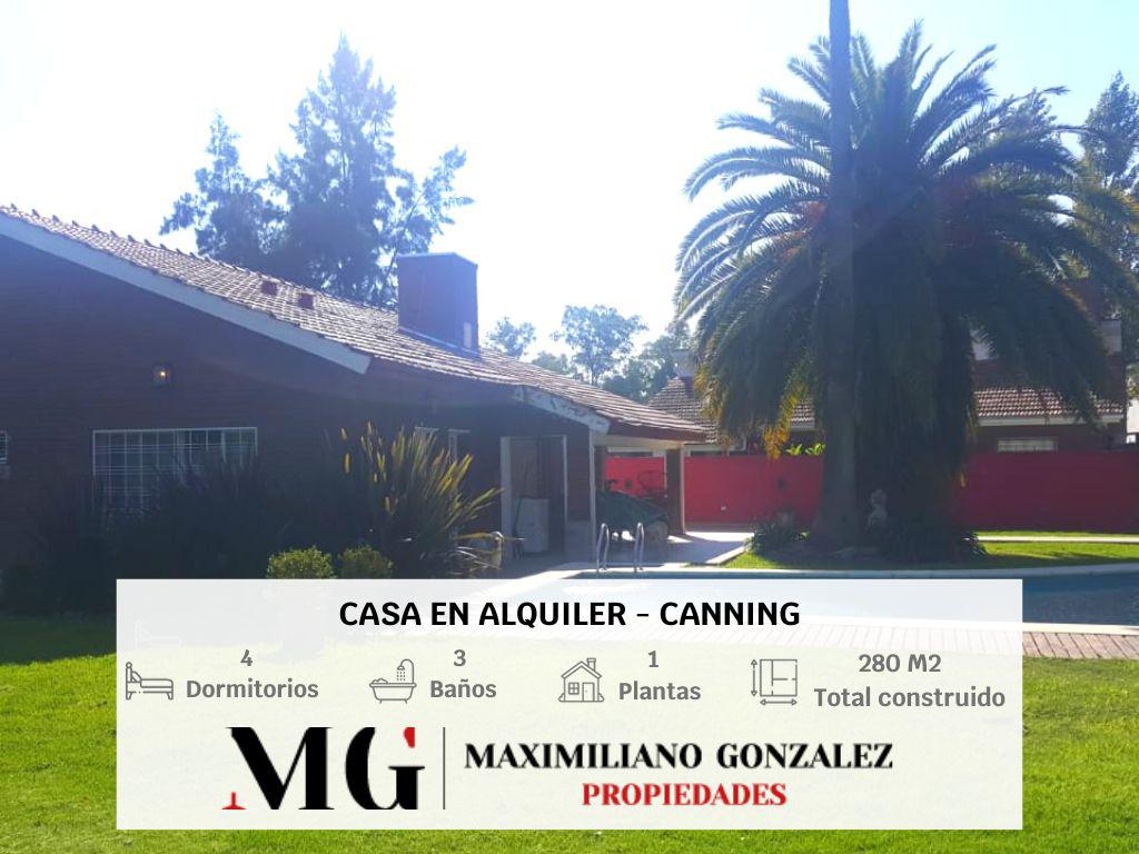 #4712790 | Alquiler Temporal | Casa | Canning (MG - Maximiliano Gonzalez Propiedades)