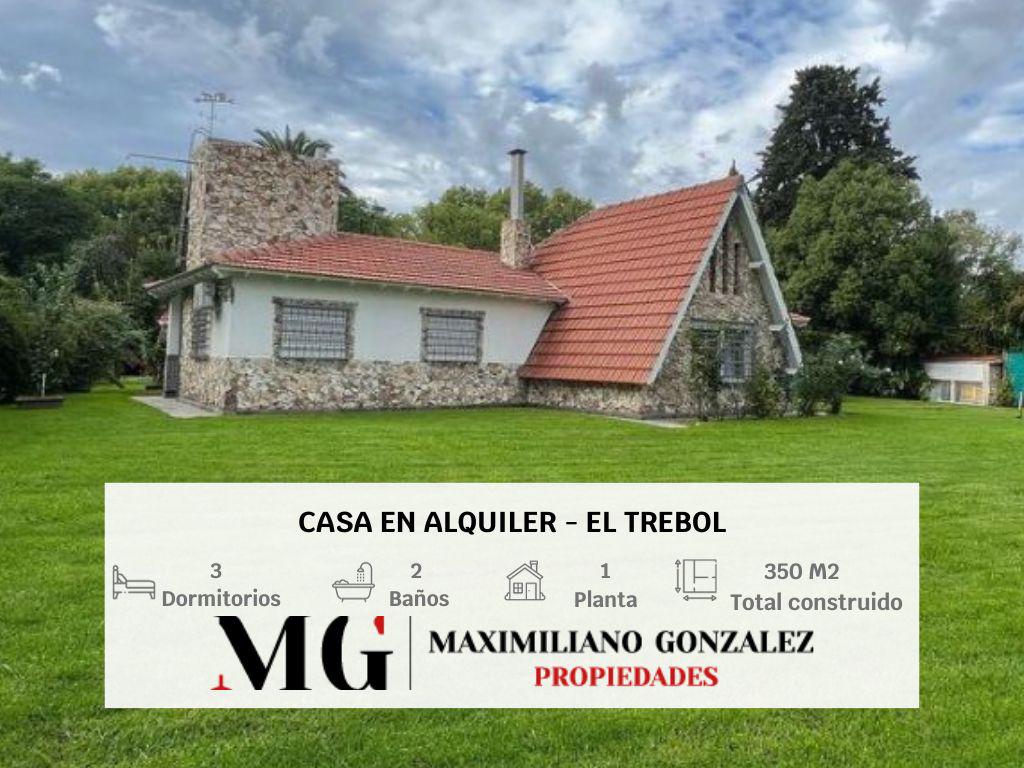 #5146728 | Alquiler | Casa Quinta | El Trébol (MG - Maximiliano Gonzalez Propiedades)
