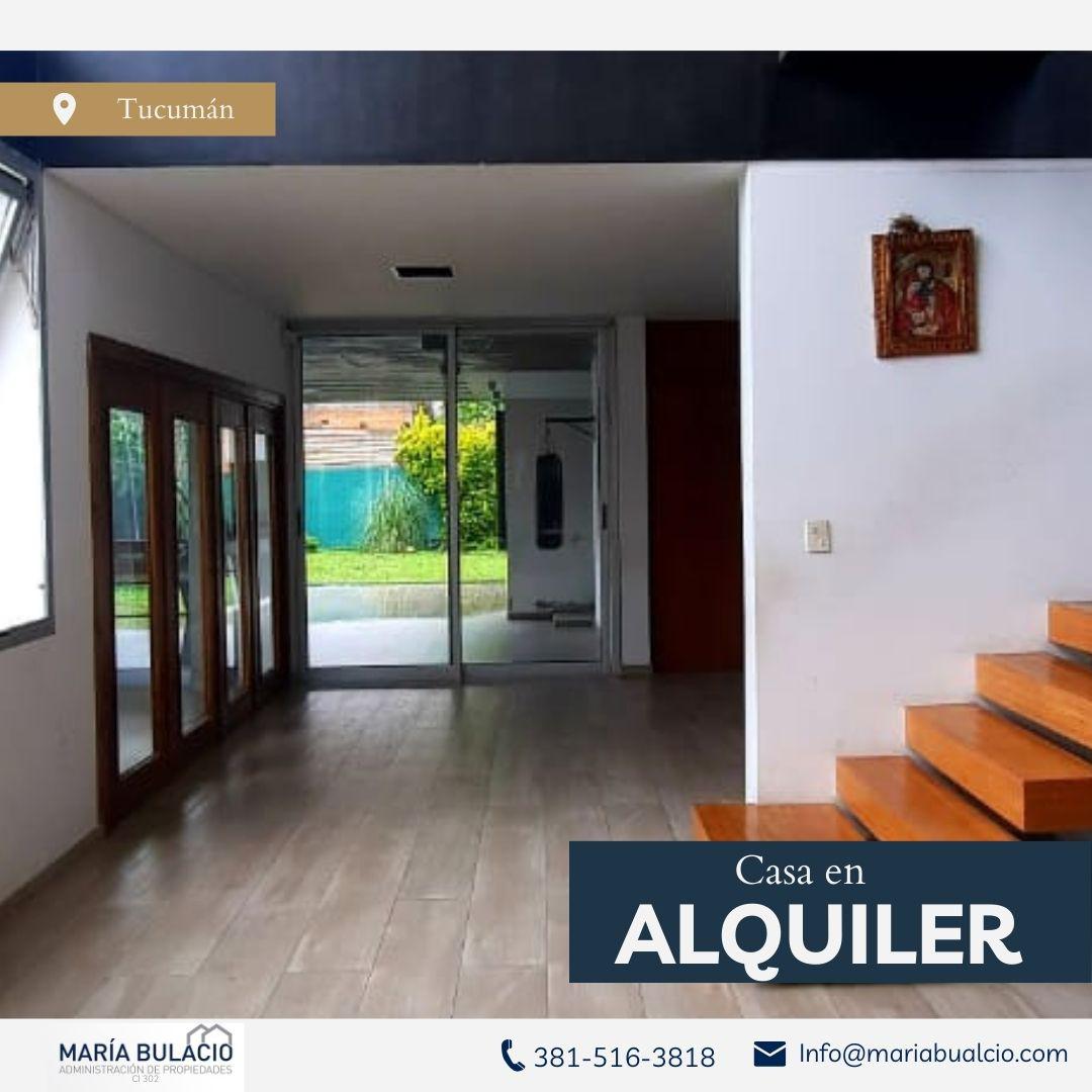 #4975206 | Alquiler | Casa | San Miguel De Tucuman (Maria Bulacio )