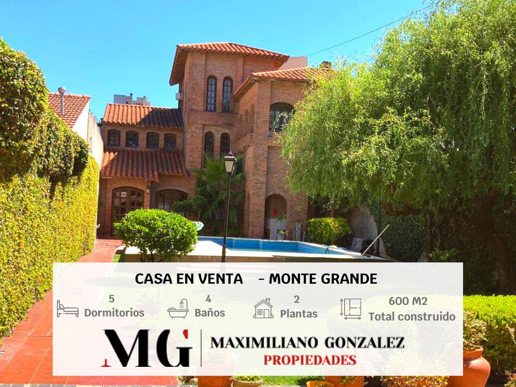 #3377095 | Venta | Casa | Monte Grande (MG - Maximiliano Gonzalez Propiedades)