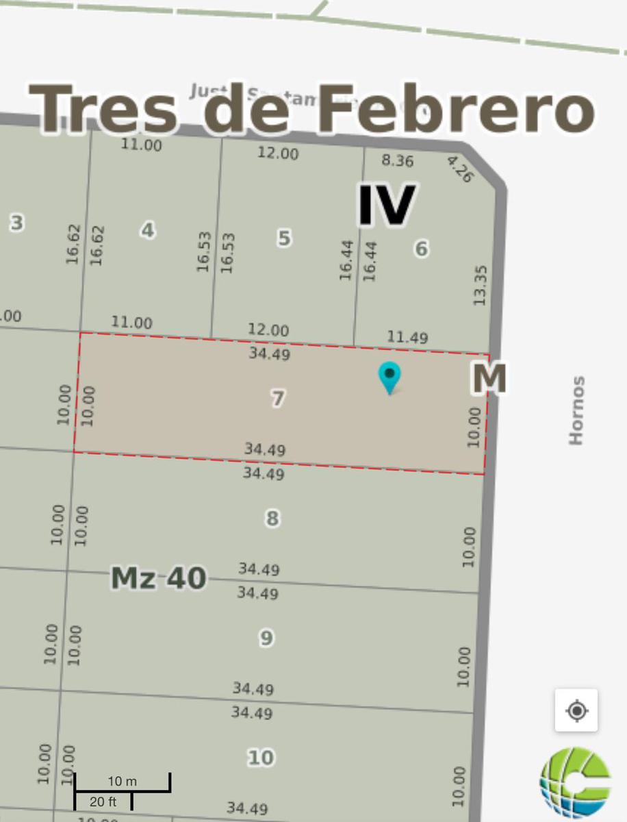 #5249352 | Venta | Lote | Caseros (Romina Oronel Propiedades)