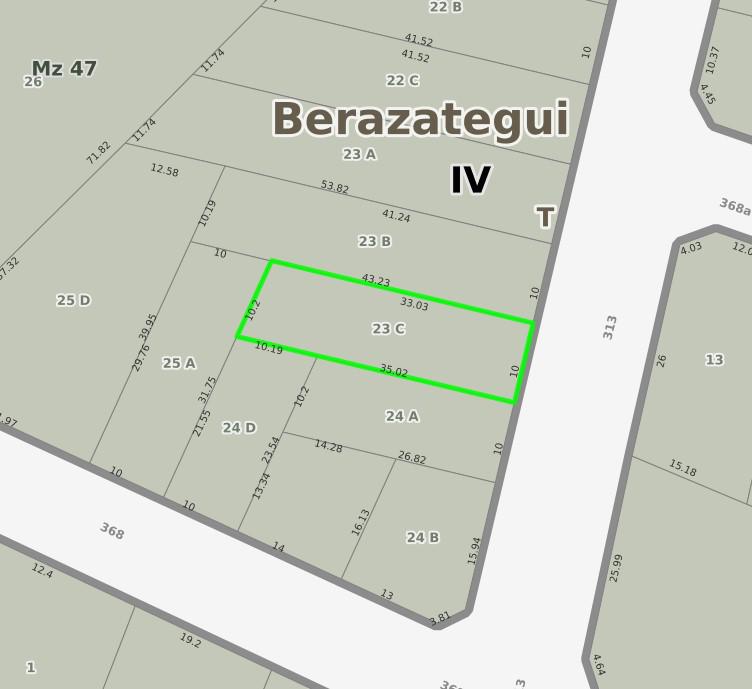 #5272352 | Venta | Lote | Berazategui (Estudio Yacoub)