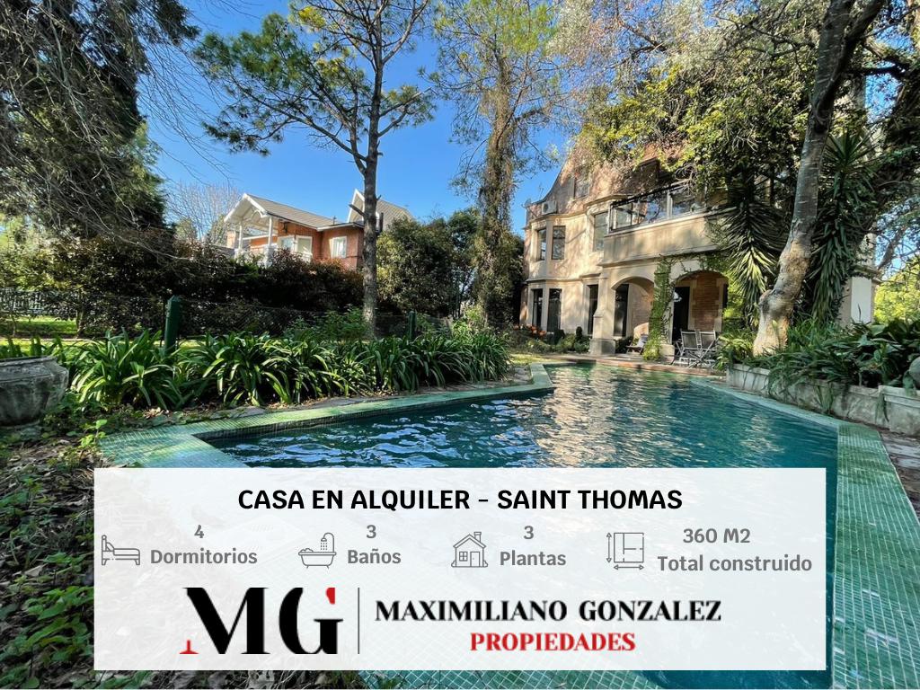 #5440638 | Alquiler Temporal | Casa | Saint Thomas (MG - Maximiliano Gonzalez Propiedades)