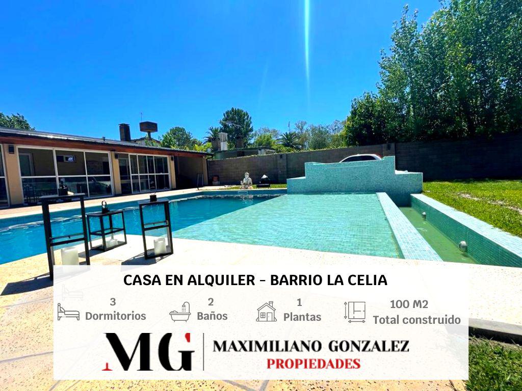 #4547623 | Alquiler Temporal | Casa | La Celia (MG - Maximiliano Gonzalez Propiedades)