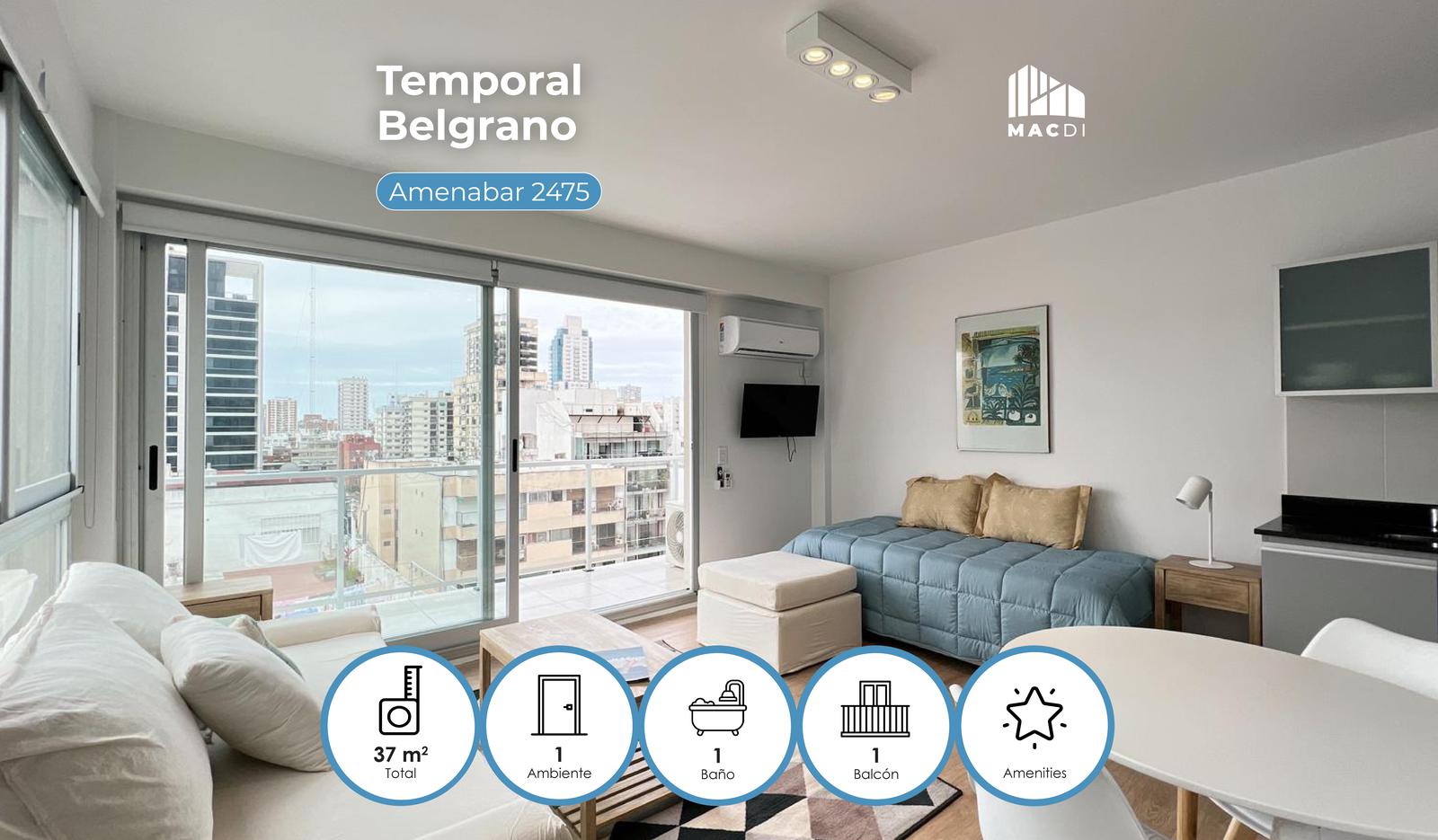 #5488391 | Alquiler Temporal | Departamento | Belgrano (MACDI | DESARROLLOS INMOBILIARIOS)