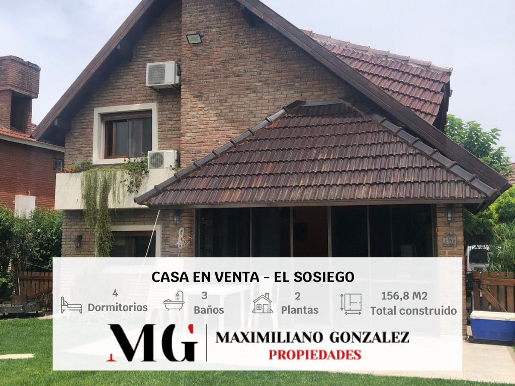 #5440654 | Venta | Casa | El Sosiego (MG - Maximiliano Gonzalez Propiedades)