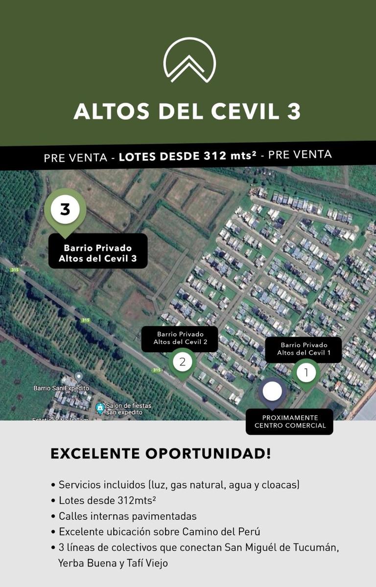 #5394084 | Venta | Lote | Cevil Redondo (Terra Propiedades )