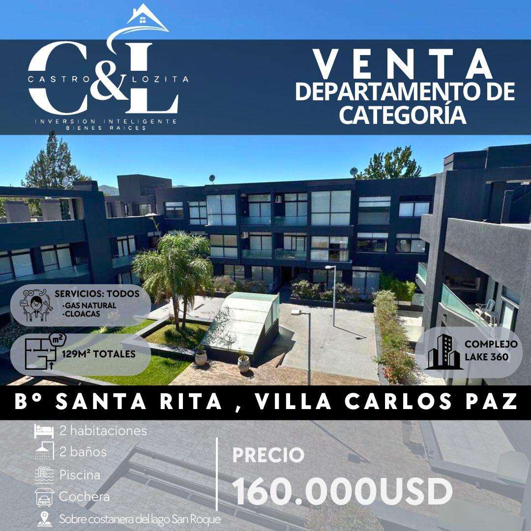 #5500051 | Venta | Departamento | Villa Santa Cruz Del Lago (Geo Inmobiliaria)