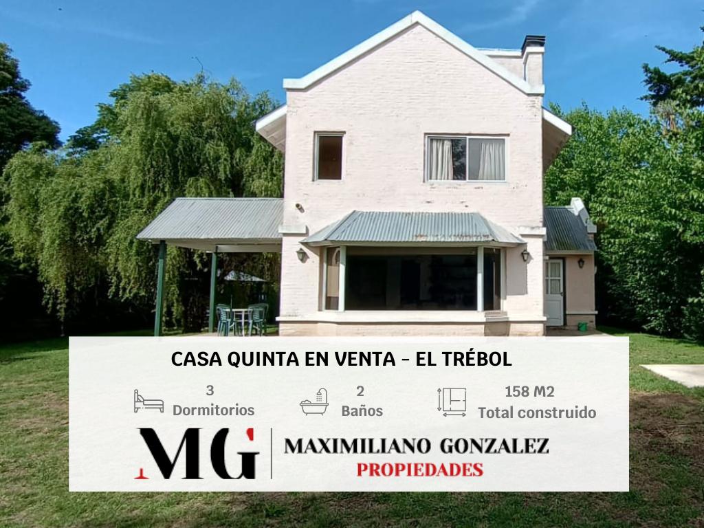 #5440669 | Venta | Casa Quinta | El Trébol (MG - Maximiliano Gonzalez Propiedades)