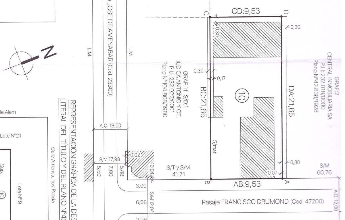 #1389488 | Venta | Lote | La Tablada (Echeverria & Massoud)