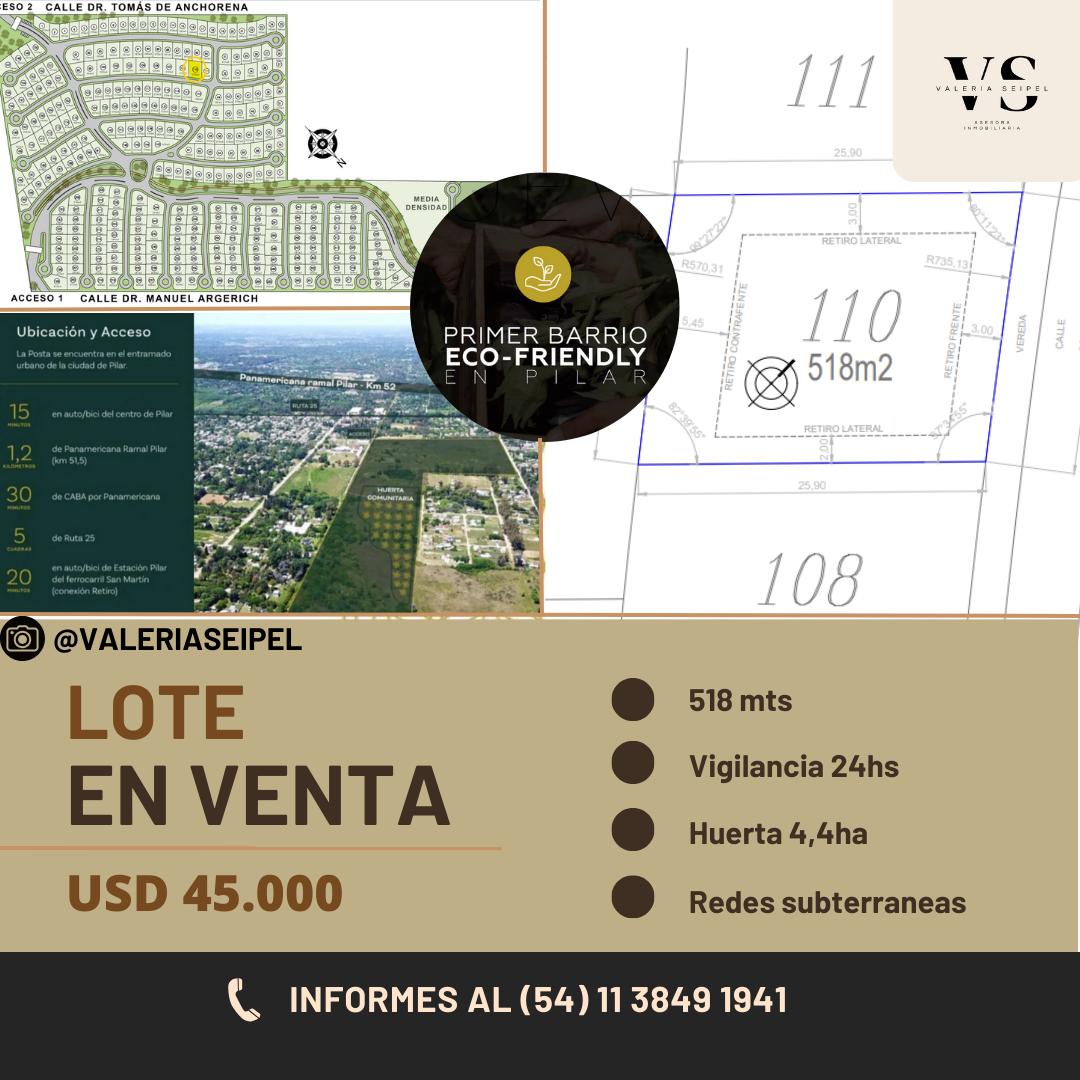 #5488103 | Venta | Lote | La Esmeralda (Pilar) (Intermedia Estudio Inmobiliario)