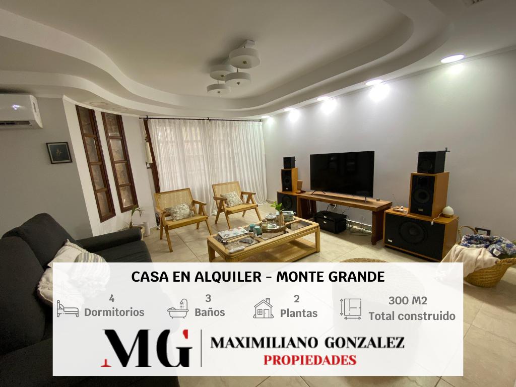 #5122683 | Alquiler | Casa | Monte Grande (MG - Maximiliano Gonzalez Propiedades)
