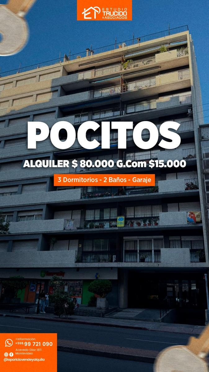 #5506239 | Alquiler | Departamento | Pocitos (Estudio Trucido & Asoc)