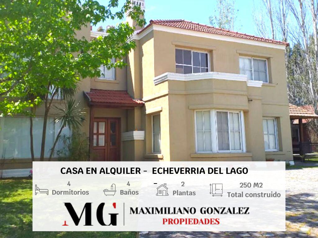 #4732239 | Temporary Rental | House | Echeverria Del Lago (MG - Maximiliano Gonzalez Propiedades)